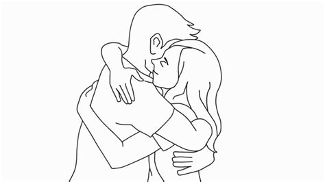 couple hug images cartoon|cute couple hugging outline.